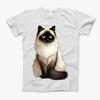 Ragdoll Kat Minimale Kattenliefhebber Lange Mouwen T-shirt T-shirt, Tanktop, Lange Mouwen, Sweatshirt, Hoodie voor Mannen, Vrouwen, Kinderen