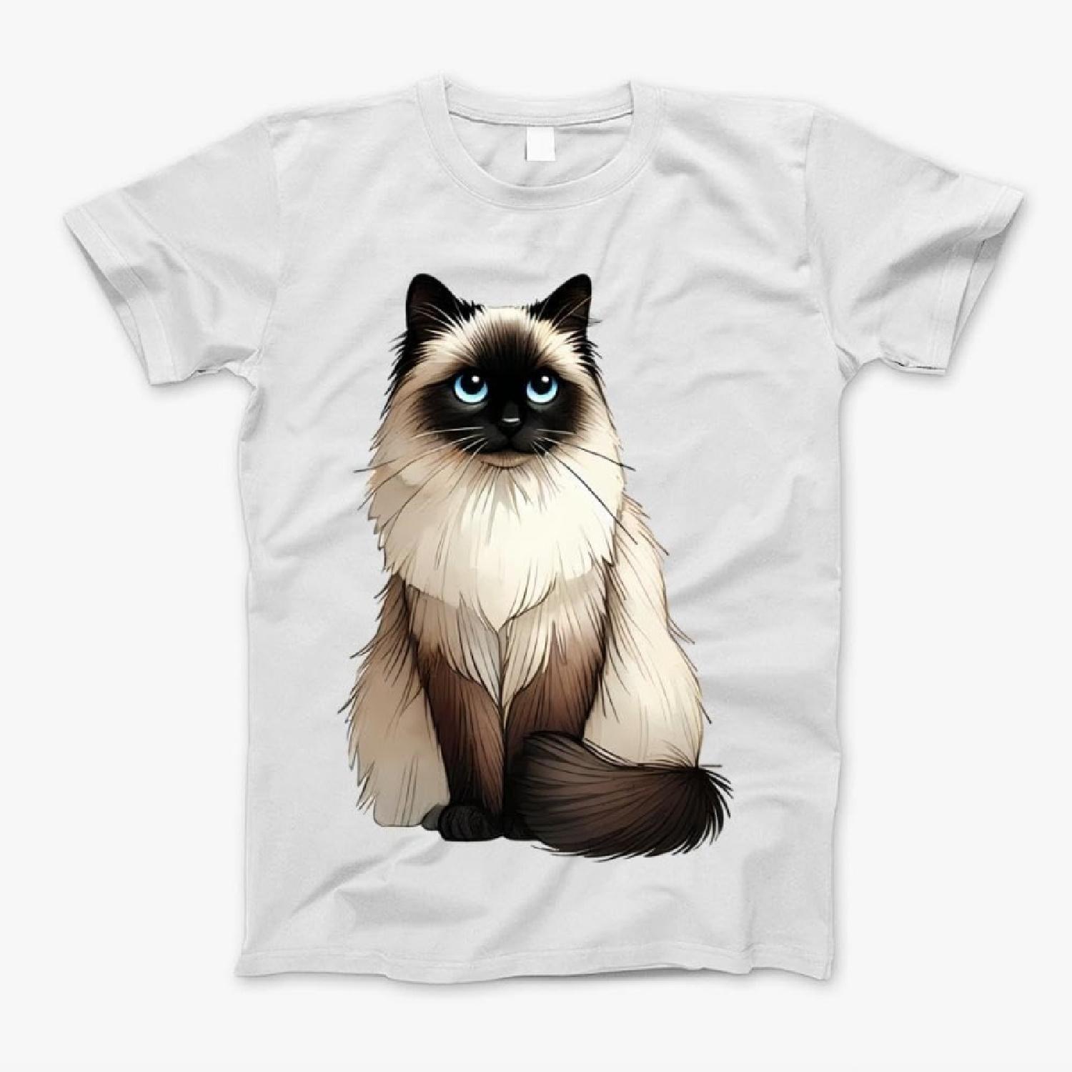 

Ragdoll Cat Minimal Cat Lover Long Sleeve T-Shirt T-Shirt, Tanktop, Long Sleeve, Sweatshirt, Hoodie for Men, Women, Kids S белый