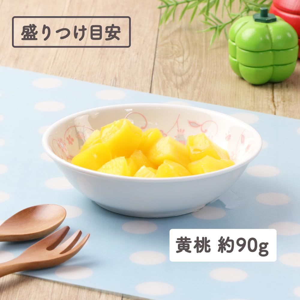 OGISO Sarasa Pink Reinforced Porcelain Two-Piece Snack Set (Dishwasher and Microwave Safe) Sarasa Pink Small SET-0056