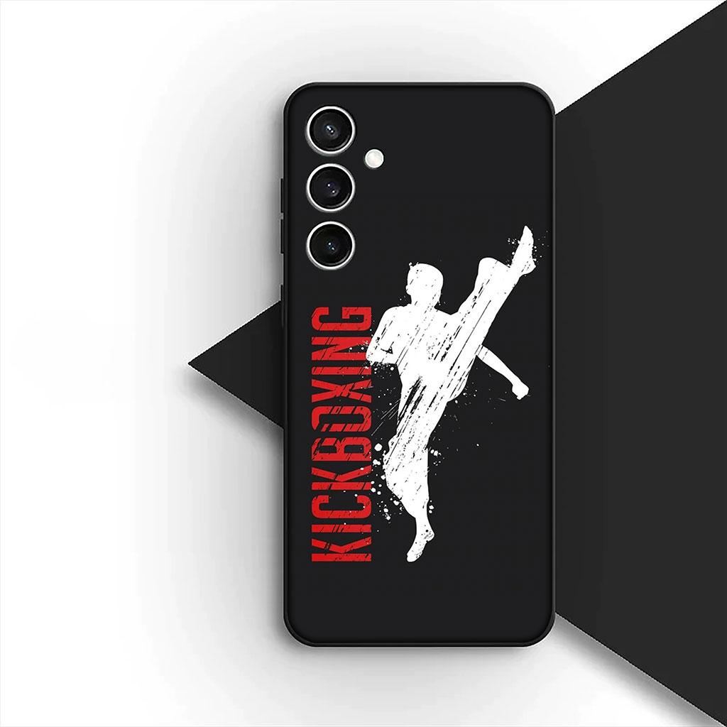 Strong Boxing Gloves Kickboxing Judo Phone Cover for Samsung Galaxy S25 S24 S23 FE Ultra Plus S7 Edge S25+ S23+ A56 5G Soft Case