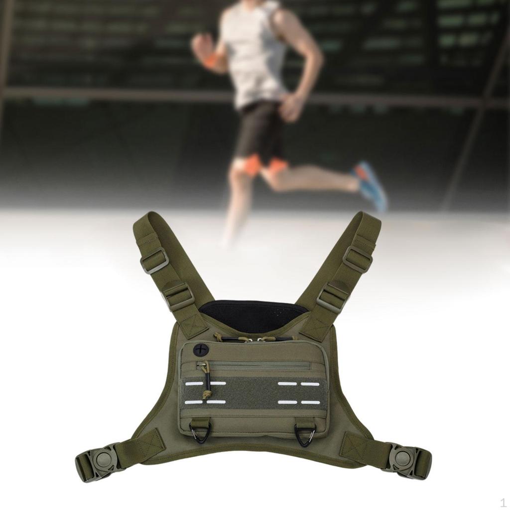 Front Chest Bag Multifunction Antitheft Rig for Travel Climbing Hiking