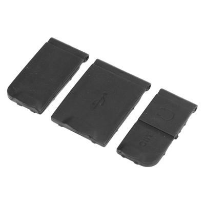 Kit de Cubierta Lateral de Goma para Cámara USB Protección Fuerte Robusto Elegante Antipolvo Alta Dureza para Nikon