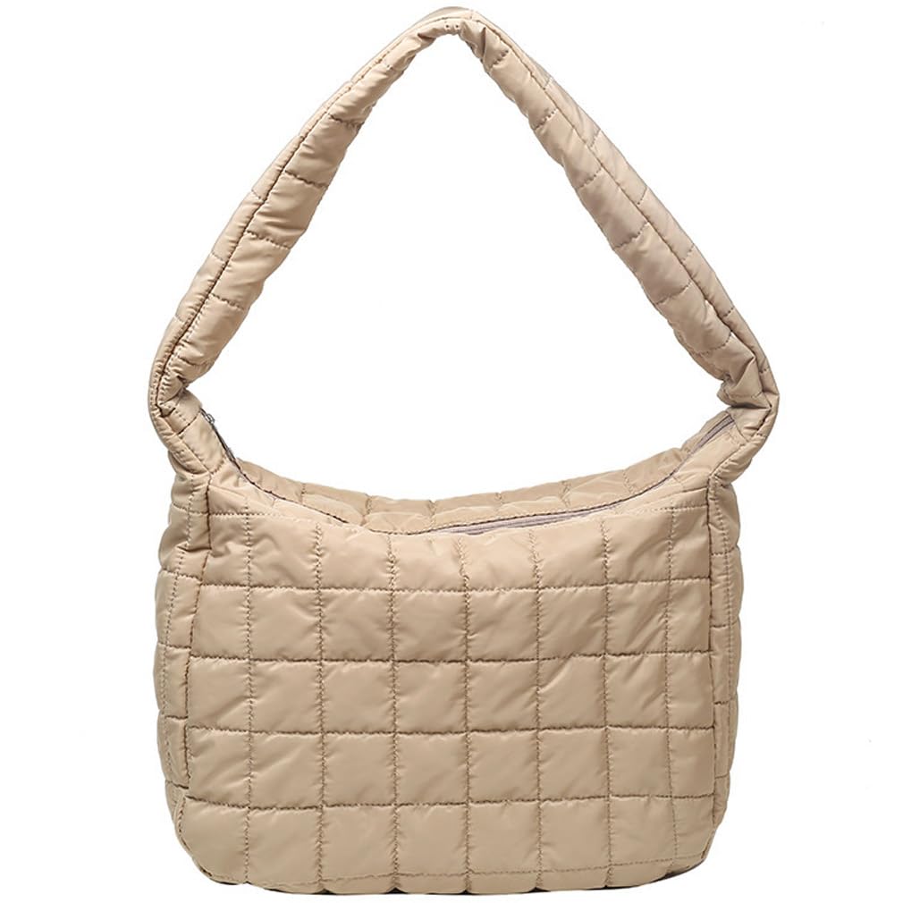 

Arcade Women s Quilted Shoulder Bag with Quilted Design, 3-Way, One-Shoulder, Large Opening, Large Capacity, Beige