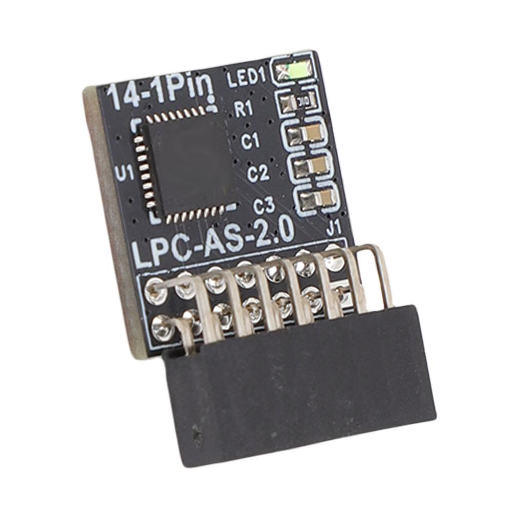 TPM2.0 Encryption Security Module 14 1 Pin 2 X 7P 2.0mm Pitch TPM Remote Card Support for Win11 2.0 Motherboard
