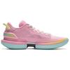 Li Ning Trendy Comfortable Non-Slip Breathable Low-Top Basketball Shoes Men Sneakers Fengxian-Pink ABFU013-2