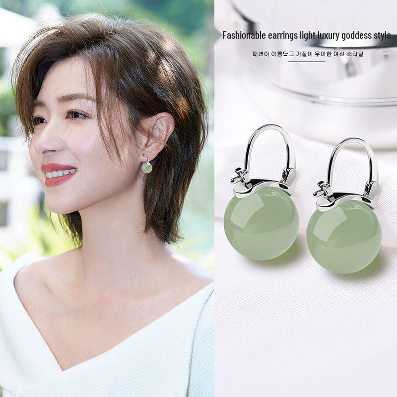 Роскошные серьги-подвески в китайском стиле «Ледяная капля» 2024 года