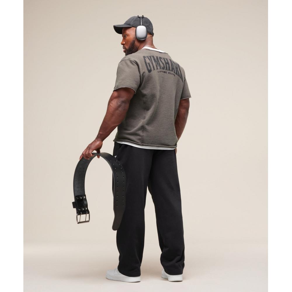 Gymshark Heritage Washed Rag Top Onyx Grey A2c3d Gb8n