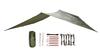 Bushmen Easy Tarp 3x3 Zielony Plandeka 3,0×2,9 M, 19 Pętli Z Akcesoriami
