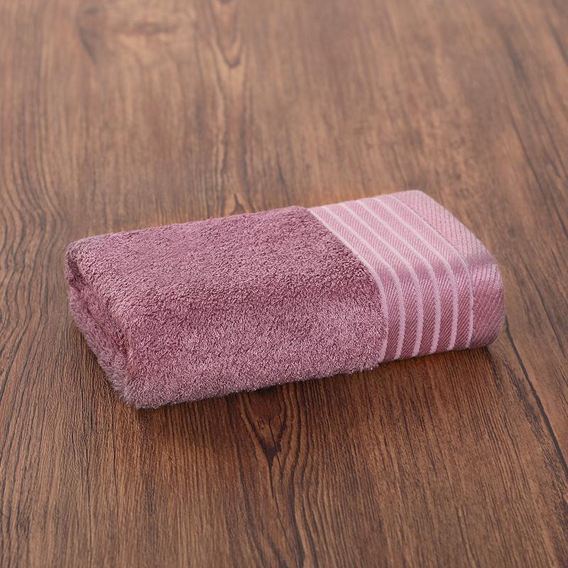 Absorbent Bamboo Fiber Washcloths - Pure Cotton Face & Bath Towels with Embroidered Logo