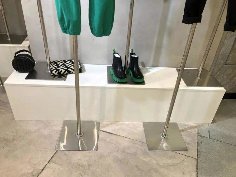 Wooden Clothing Store Display Stand - Model Runway & Wedding Dress Platform