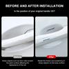 8Pc Transparent Car Door Handle Bowl Anti Scratch Protective 3D Sticker Emblem For VW CC Golf 6 7 GTI Tiguan Passat B5 B6 B7NO4