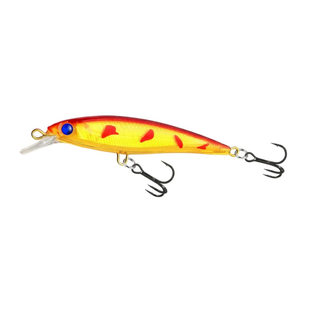 8 5cm 6 5g Floating Minnow Fishing Lure with Internal Steel Balls Hard Plastic Body Holographic Foil Surface Durable Design for Freshwater Fishing