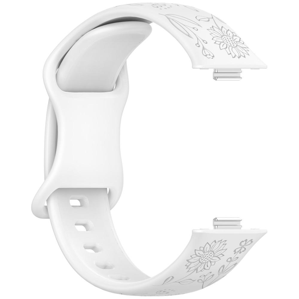 Silicone Engraved Women Strap For Huawei Fit5 5Pro Band Replacement Wristband for Huawei Fit4 4Pro 3 Bracelet Band Accessories