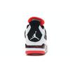 Air Jordan 4 Retro Pale Citron Men Sneakers White Black Bright-Crimson 308497-116