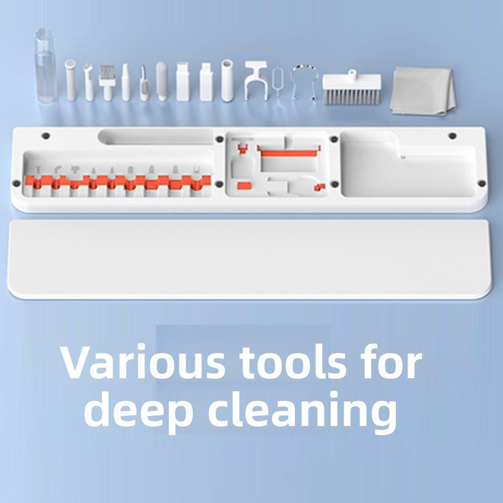 Wrist Pad Keyboard Cleaner Kit 22 in 1 Earphone Clean Brush Set  Office Home