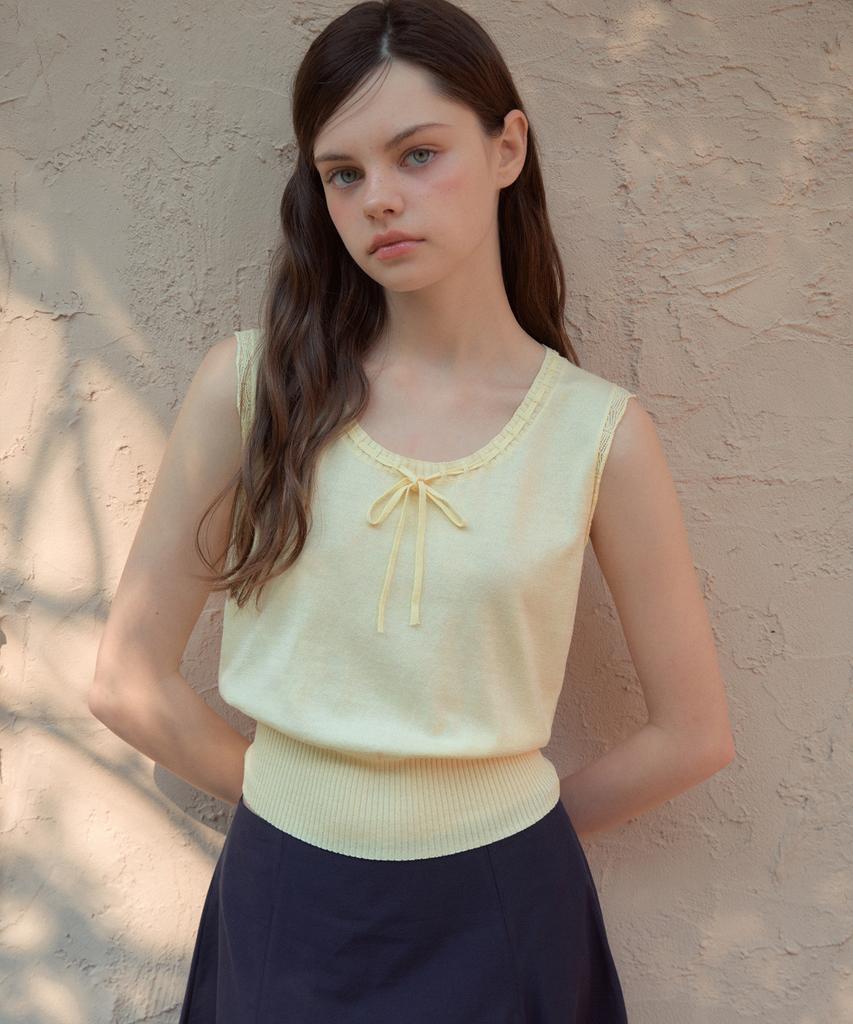 Aueonoseuteljia Delia Sleeveless Knit_Light Yellow(Oc26Kn24)