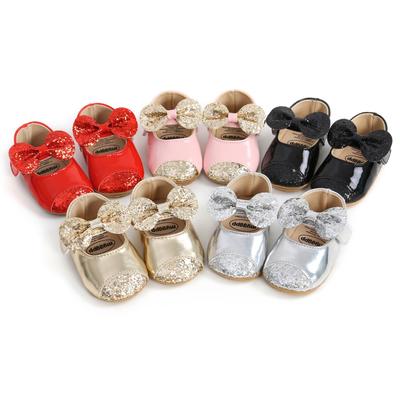 Kleinkind Baby Mädchen Weiche Sohle Bowknot Prinzessin Hochzeit Kleid Mary Flats Prewalker Neugeborenen Baby Sneaker Schuhe 0-18M