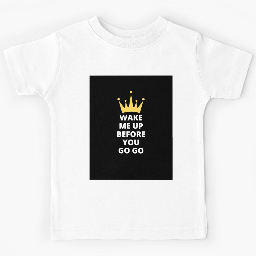Wham, George Michael, wake me up before you go go black Essential T-Shirt Kids T-Shirt 170