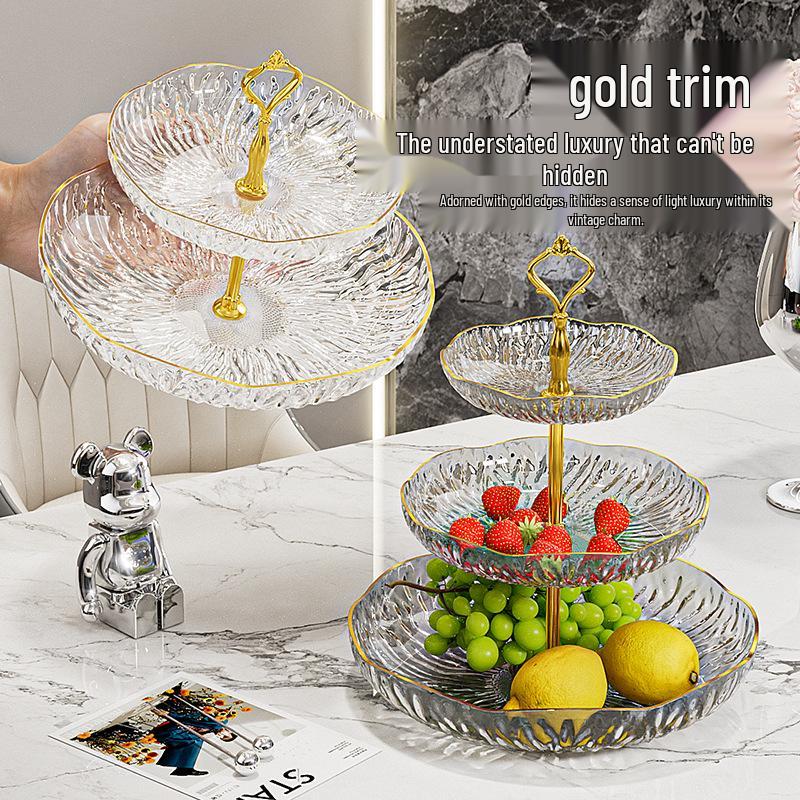 Elegant Multi-layer Fruit and Snack Bowl for Home or Hotel