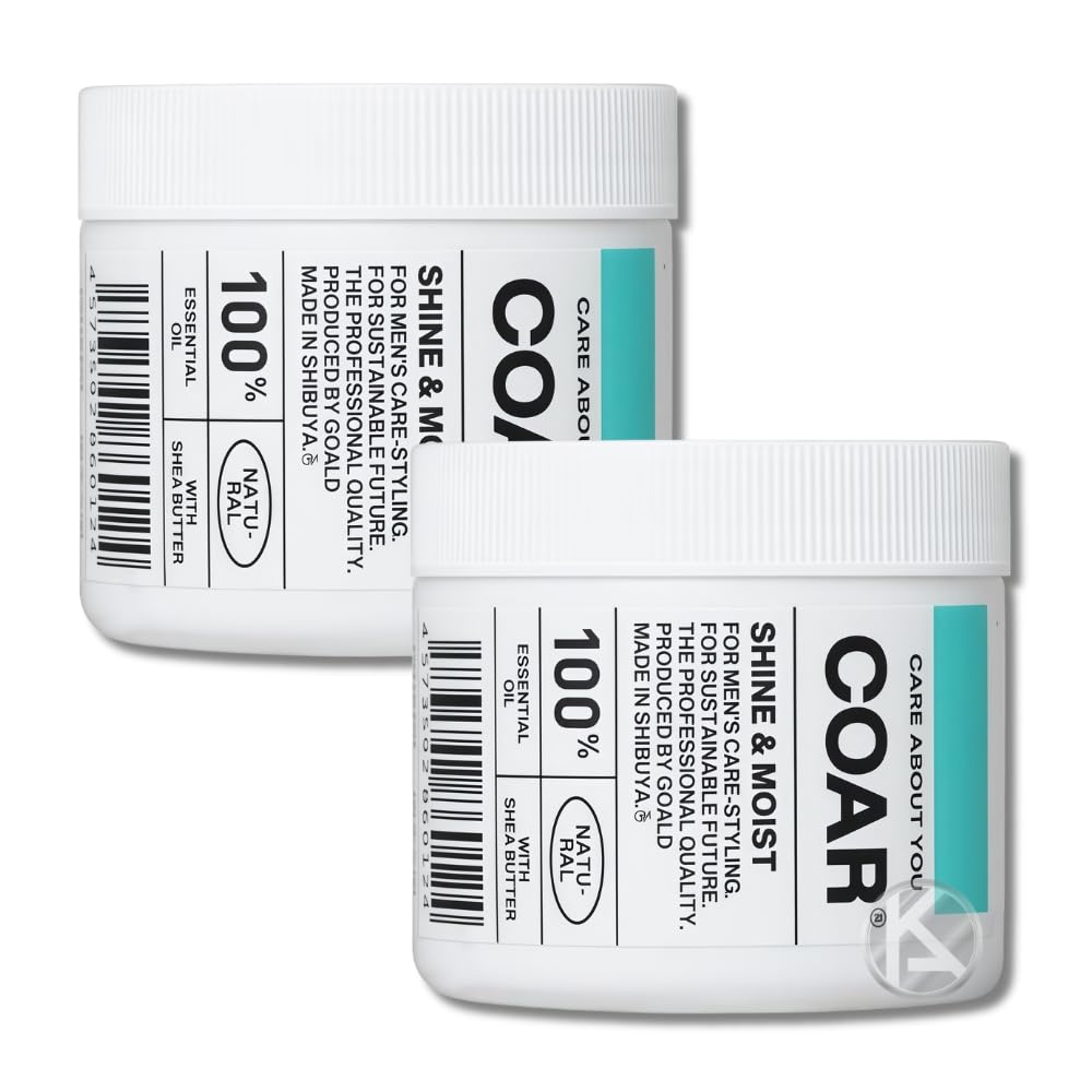 

[2 pieces] COAR Shine & Moist Hair Wax 90g - Shine & Moisture Styling - KAJKKH-STORE Original Logo Product