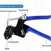 Automatic Tensioning Plier for Stainless Steel Cable Ties Multifunctional Hand Tool for Strap Fastening and Cutting