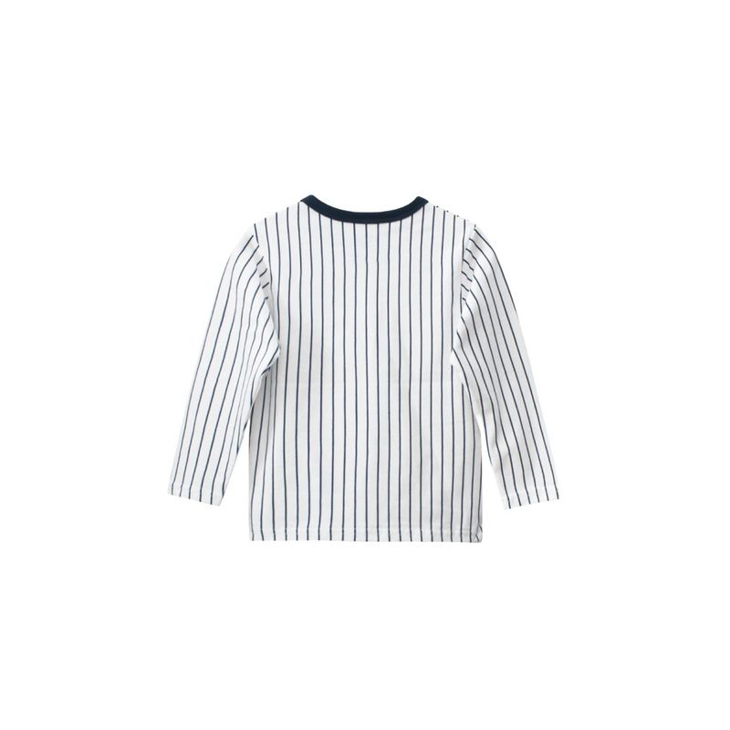 27Kids Children's Clothing Spring and Autumn Boys Cotton Base Shirt Babies' Long Sleeve T-shirt Stripes Clothes Baby's Top