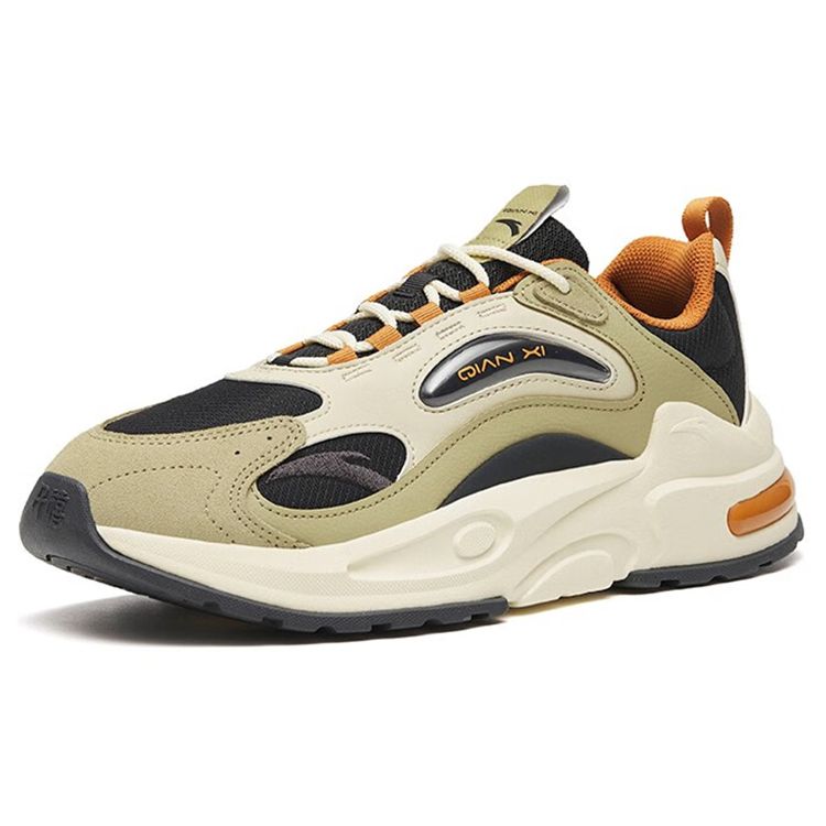 Anta Millennium 5.0 Lightweight Durable Low-Top Sports Casual Shoes Men Sneakers Gray Yellow 112248890-5