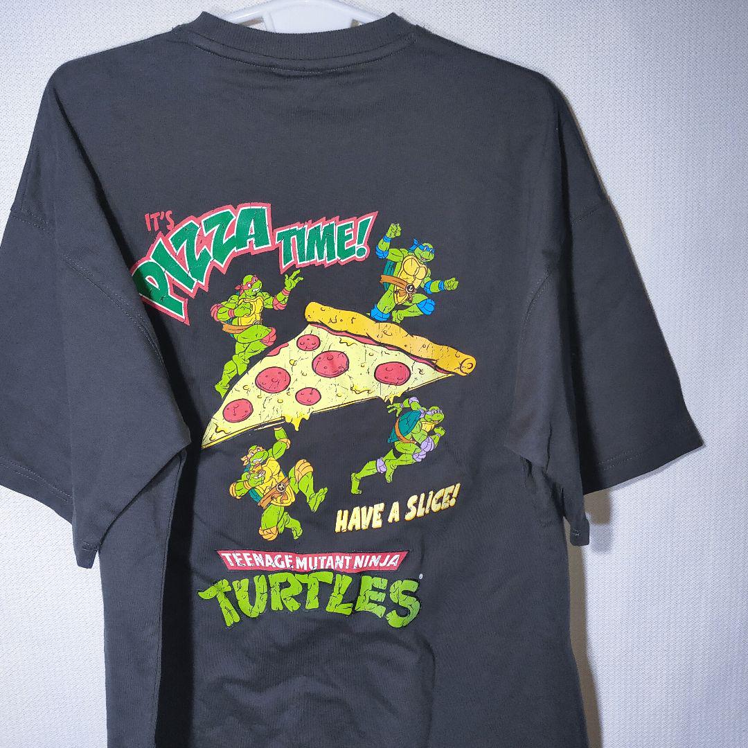 

[Б/У] Футболка L Черепашки Леонардо Рафаэль Пицца Аниме Вышивка Короткий рукав