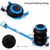 Bag Air Jack 6600lbs Capacity Pneumatic Jack Quick Lift 3T Car Repair Jacks and Floor Jacks Folding Rod Fast Lifting Triple Bag