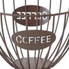 Large Capacity Coffee Capsule Holder Round/Hexagonal Shape Multi-functional Espresso Pods Organizer Hollow Easy Carrying