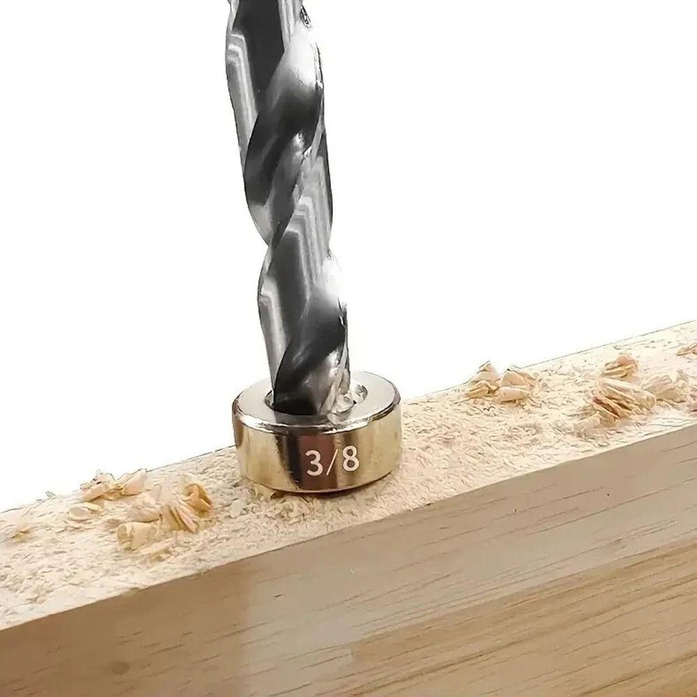 8Pcs/Set Tile Bit Clamp Drill Bit Stop Ring Block Ring Lock Collar Durable Drillbit Limit Ring