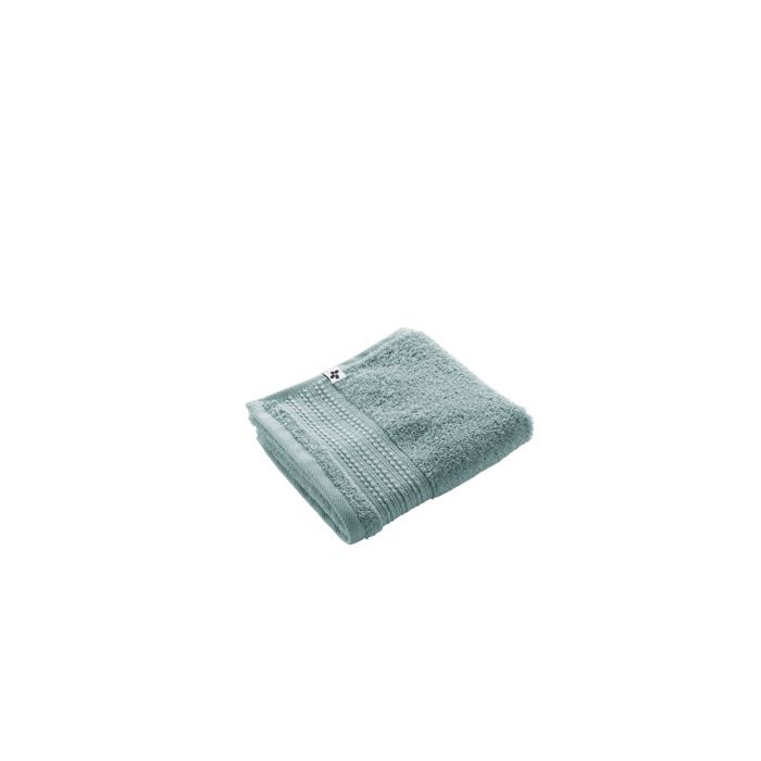 Serviette invité bleu glacier 30 x 50 cm en coton