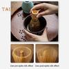 Matcha-Schneebesen aus Bambus, handgefertigt, japanische Chasen-Rührbürste für Matcha-Tee, multifunktionales Küchenutensil für cremigen Schaum