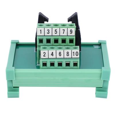 IDC10P SPS Breakout Board Klemmenblock Signaladapterplatine SPS Adaptermodul