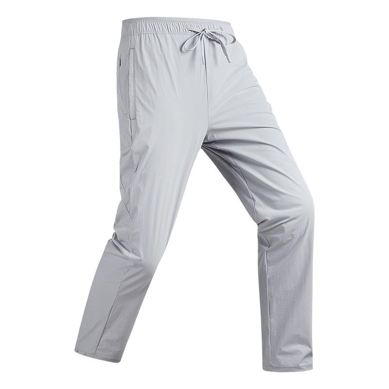 2026 Summer Men s Quick-Dry Ice-Feel High Stretch Sports Trousers M