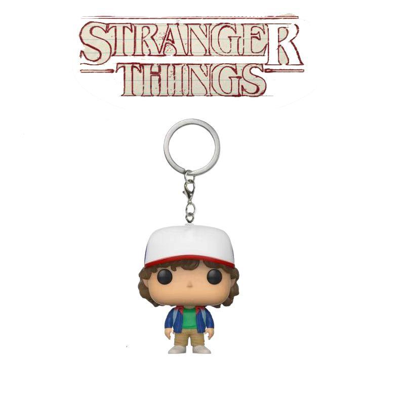 Stranger Things Demogorgon Dustin Keychain Collectible Character Gift