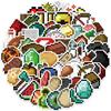 10/60PCS Pixels Game Stickers Vinyl  Steve My World Pixel DIY Stickers Scrapbooking Phone Luggage Skateboard Waterproof Decals