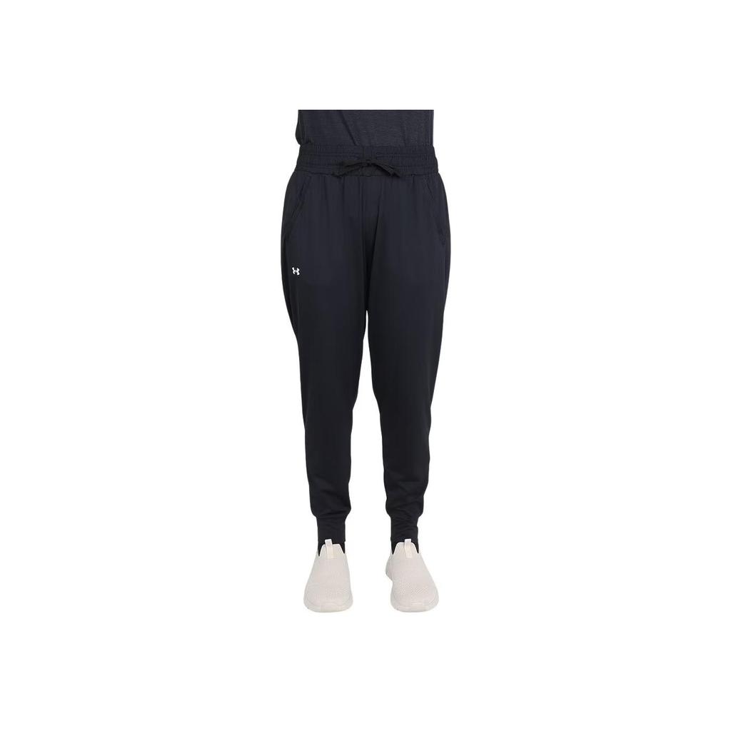 Under Armour HeatGear Pants Comfortable Soft Drawstring Casual Pants Women pants Black 1369385-002