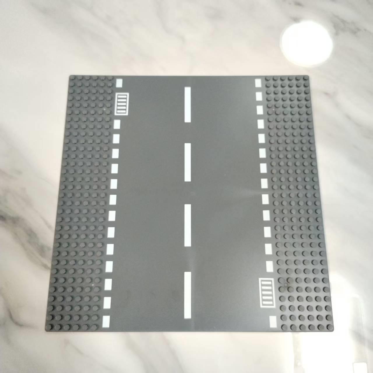 

Детские игрушки строительные блоки Базовая пластина Город Улица Сцена Перекресток D-образный перекресток Прямой поворот Совместимо с