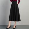 Neuer Herbst/Winter Verdickter Retro Karomidi-Rock - High Waist A-Linien Schwingrock für Damen