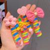 Elastici per Capelli a Spirale per Bambini, Elastici Magici Colorati Cambia Colore in Plastica Gomma per Code di Bambina