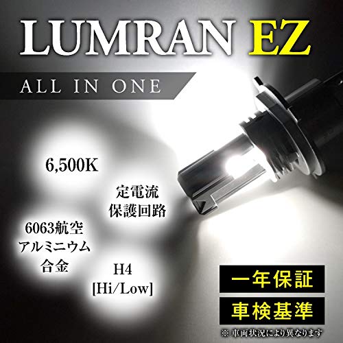 LED headlight H4 Hi/Lo vehicle inspection compatible 12V 24V LUMRAN