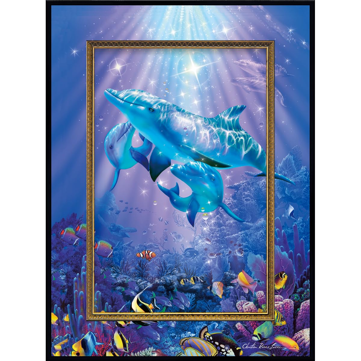 

Upower Christian Ries Lassen Big Art M size Mer de Cristal La Numéro Ann