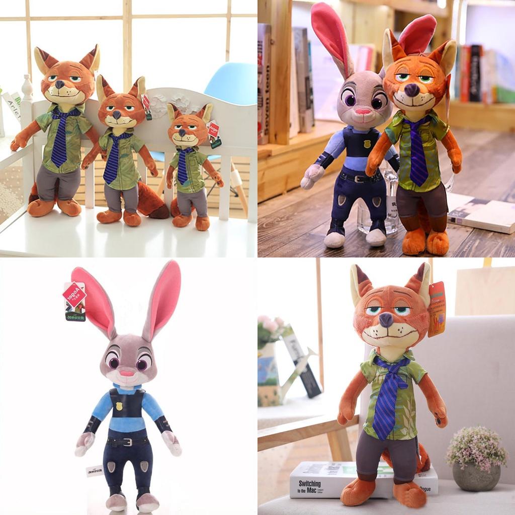 Zootopia/zootropolis Judy Hopps e Nick Wilde Peluche Giocattolo Regalo Ideale per Bambini e Fan