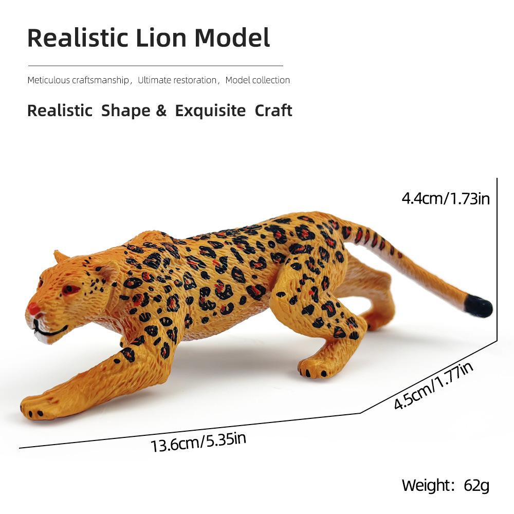 "1-9 inch Plastic Animal & Dinosaur Model Toy Set"