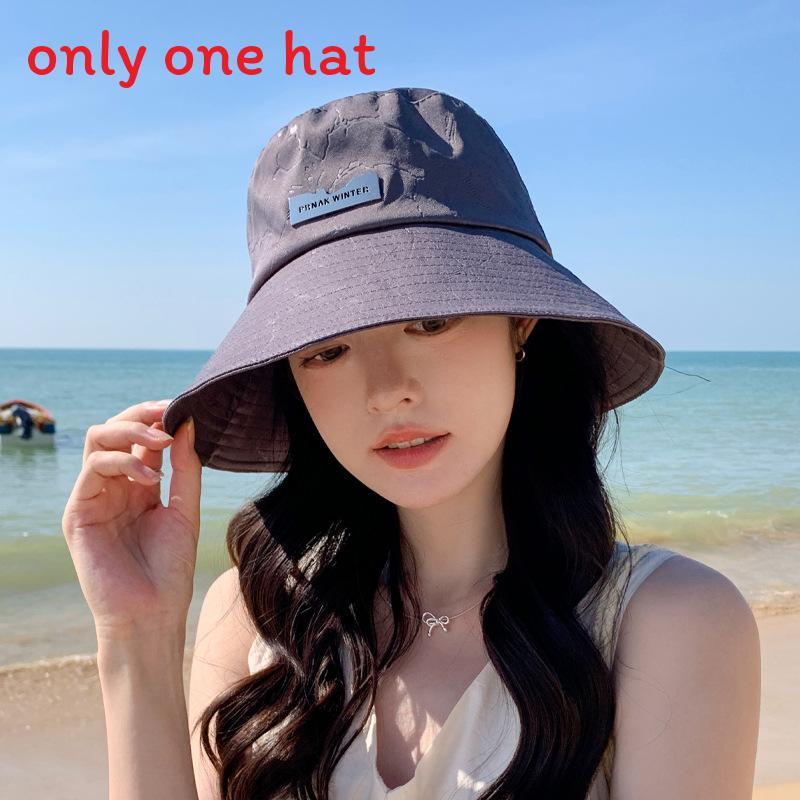 

Polyester Wide Brim Sun Hat For Women Outdoor Summer Sun Protection Casual Fashion Outdoor Gear серый
