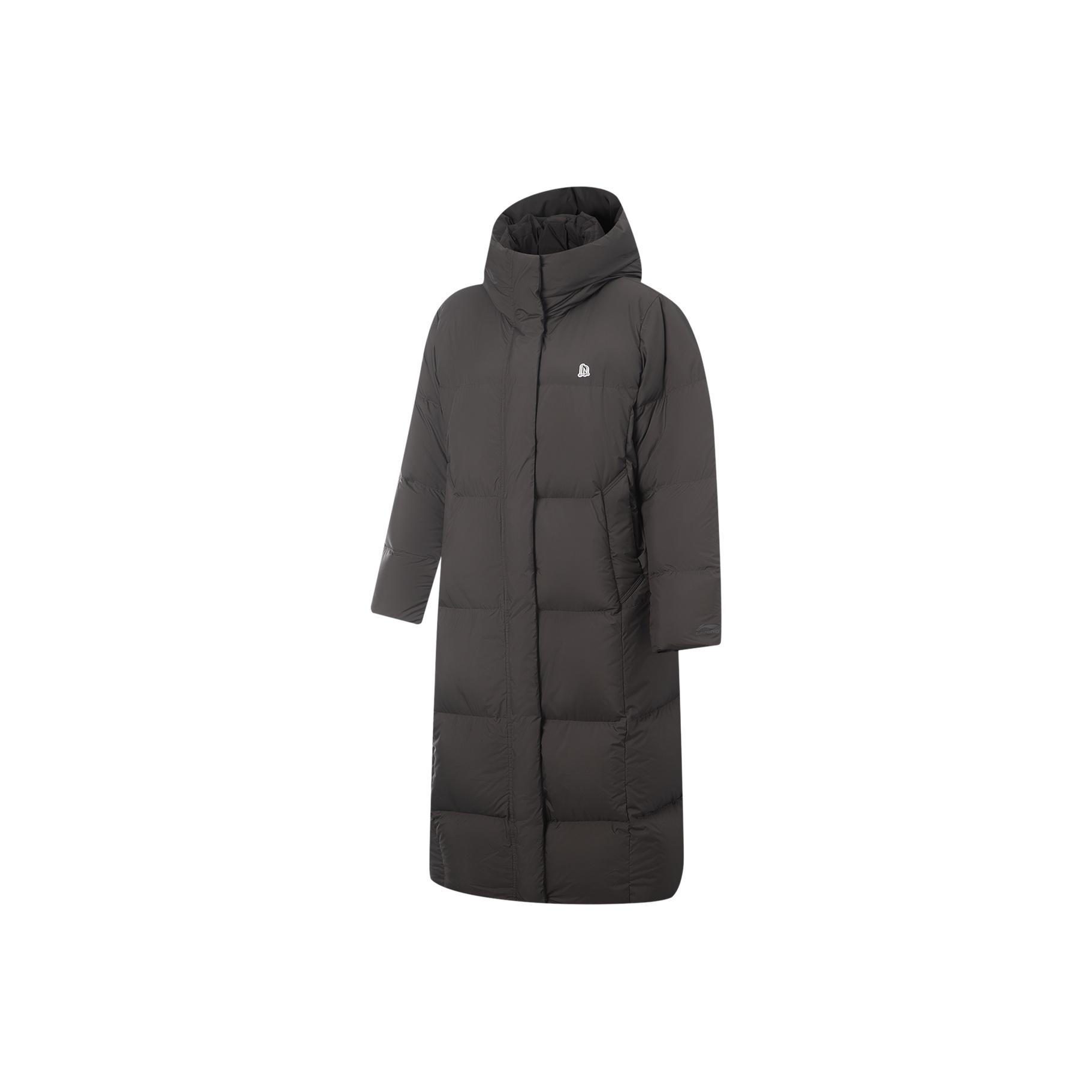 

Li Ning Серия Спортивный Стиль Антистатическая Толстовка с Капюшоном с Логотипом Черный Шоколадный Пуховик Женский Верхняя Одежда Коричневый AYMV394-6 XL