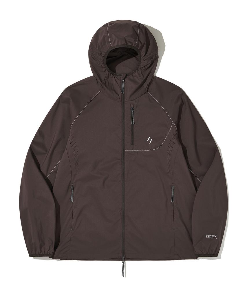 Welter Experiment Airback Pertex Light Windbreaker Jacket_Brown