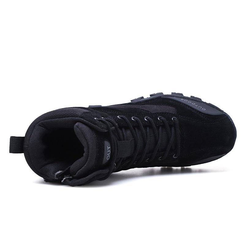 Tactical Military Combat Boots Men Genuine Leather Us Army Hunting Trekking Camping Mountaineering Winter Work Shoes Bot Zapatos