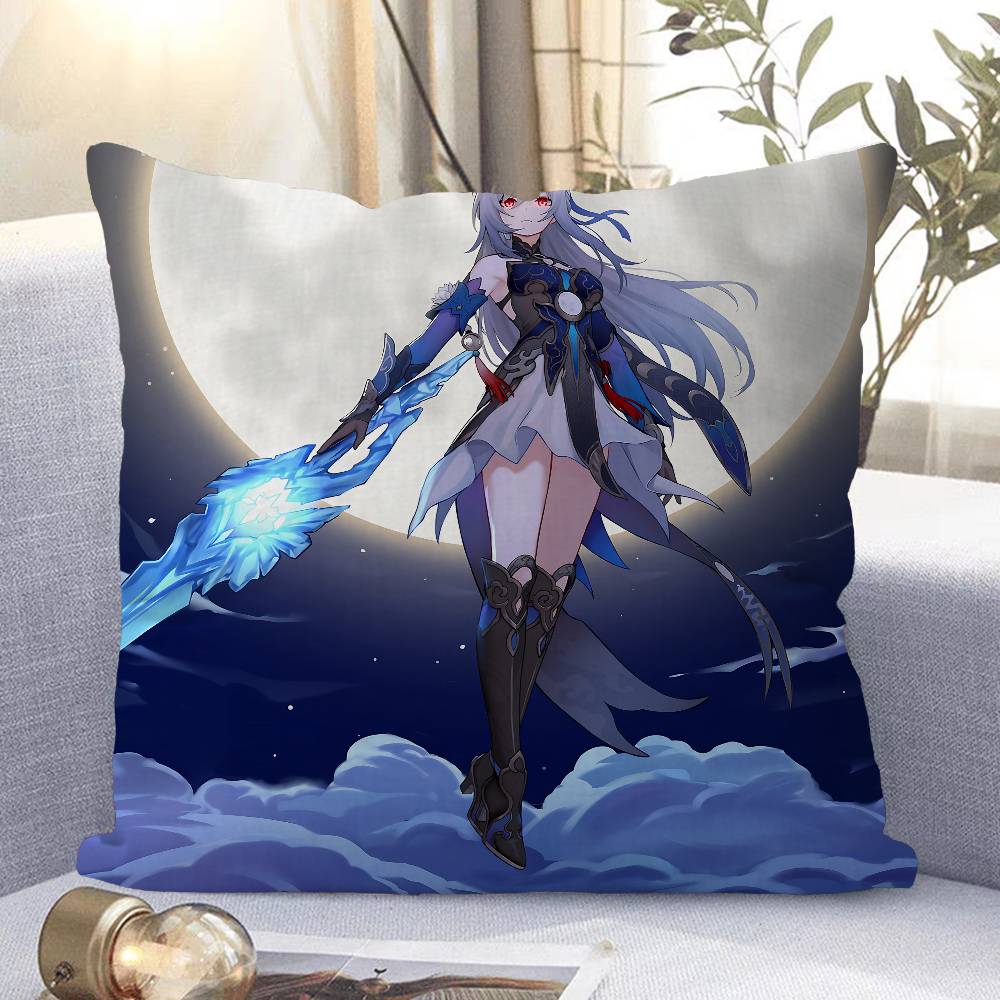 

J-Jing Liu Pillow Gifts Home Office Furnishings Bedroom Sofa Car Cushion Cover Case 45x45cm 16x16Inch